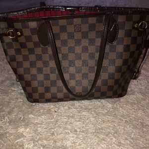 ‼️SOLD ‼️ Louis Vuitton Damier PM Brown Canvas Tote Bag